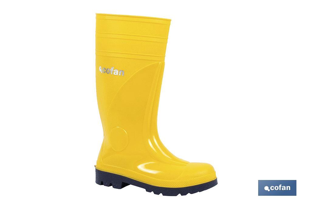 BOTA AGUA S5 AMARILLA T-47