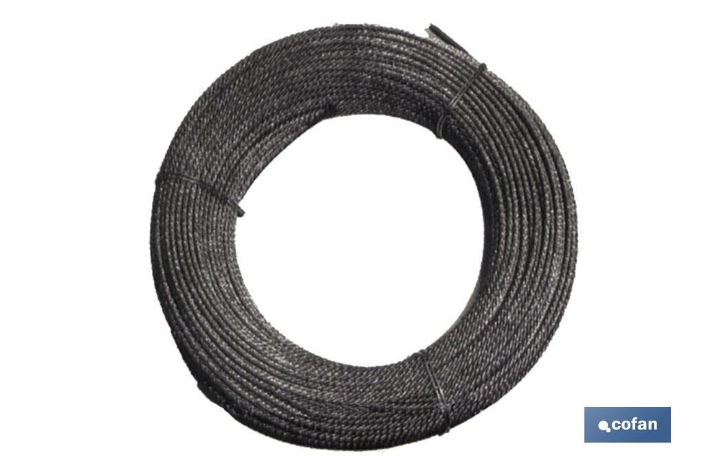 ROLLO CABLE GALVANIZADO 100 MTS. 10MM.