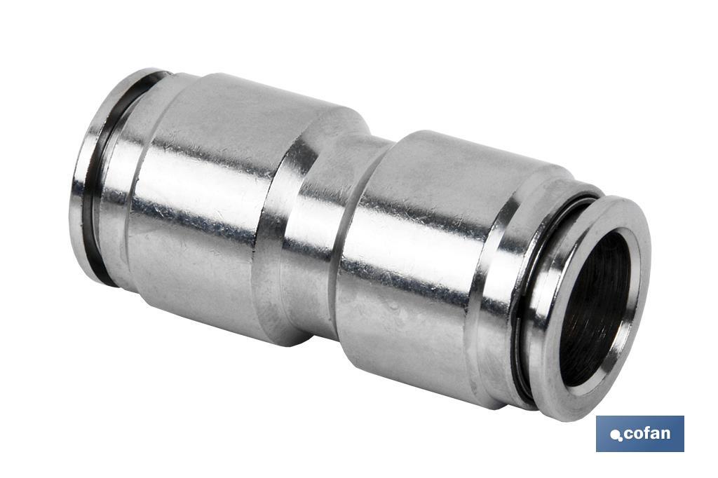 EMPALME RAPIDO METALICO RECTO T-10 (PACK: 5 UDS) EMPALME RAPIDO METALICO RECTO T-10 (PACK: 5 UDS)