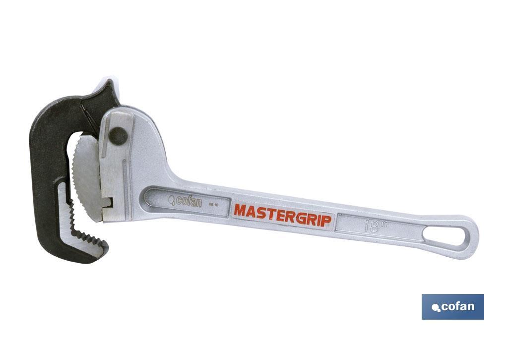 LLAVE PARA TUBO MASTERGRIP 18 ALUMINIO (PACK: 1 UDS)