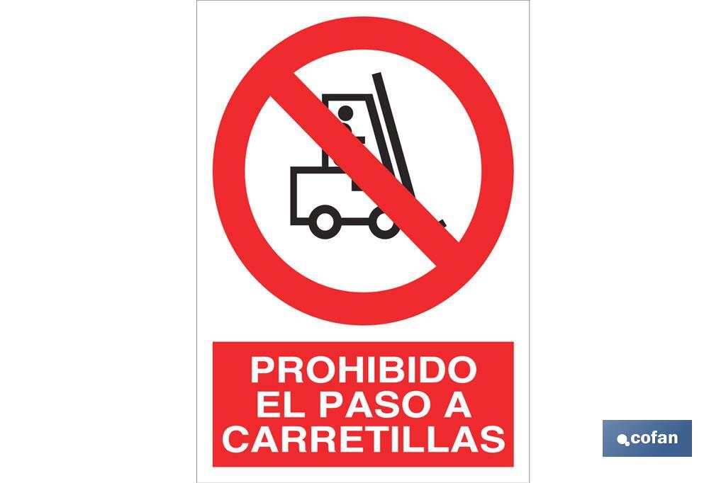SEÑAL POLIESTIRENO 420X297MM. (PACK: 1 UDS)