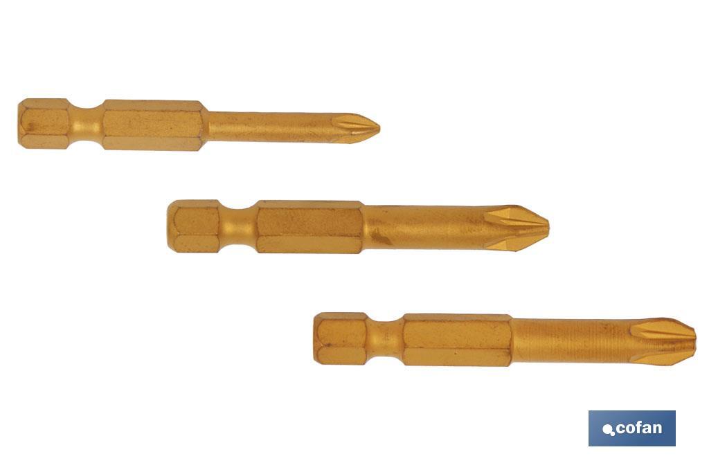 SURTIDO PUNTAS TIN 1/4 PZ-1-2-3 X 50 (PACK: 1 UDS) SURTIDO PUNTAS TIN 1/4 PZ-1-2-3 X 50 (PACK: 1 UDS)
