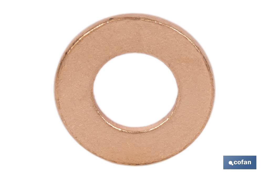 ARANDELA DE COBRE 10 x 20 x 2 TAPÓN DE CÁRTER GRUPO PSA (PACK: 100 UDS) ARANDELA DE COBRE 10 x 20 x 2 TAPÓN DE CÁRTER GRUPO PSA (PACK: 100 UDS)