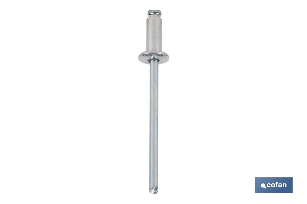 REMACHE ALUMINIO NORMAL 2.4 X 10 MM (PACK: 1000 UDS)