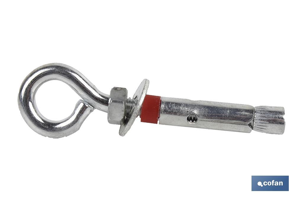 ANCLAJE METALICO C/ARGOLLA 8/11X60 (PACK: 80 UDS) ANCLAJE METALICO C/ARGOLLA 8/11X60 (PACK: 80 UDS)