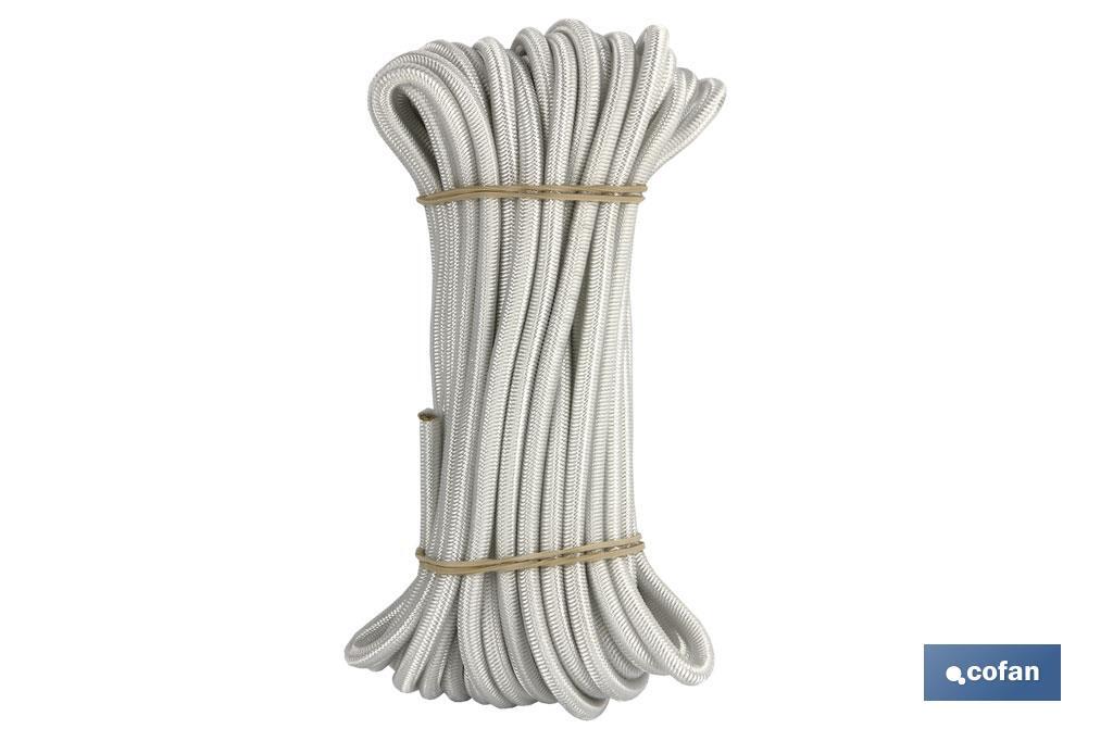 MADEJA CUERDA ELÁSTICA 6MM 10M BLANCO (PACK: 1 UDS) MADEJA CUERDA ELÁSTICA 6MM 10M BLANCO (PACK: 1 UDS)