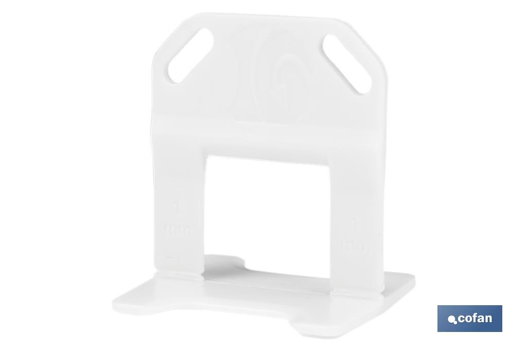CLIP DE NIVELACIÓN 0,5 MM 300 UDS (PACK: 1 UDS) CLIP DE NIVELACIÓN 0,5 MM 300 UDS (PACK: 1 UDS)