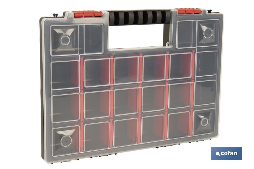 ESTUCHE ORGANIZADOR 20 COMPARTIMENTOS 344 X 249 X 50 MM (PACK: 1 UDS) ESTUCHE ORGANIZADOR 20 COMPARTIMENTOS 344 X 249 X 50 MM (PACK: 1 UDS)