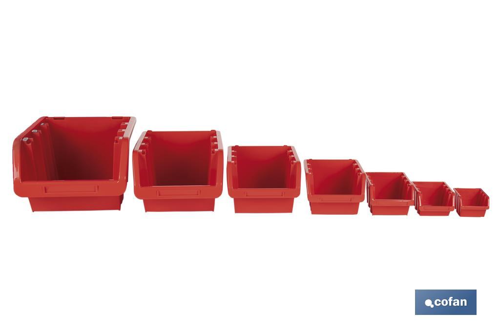GAVETA ROJA 490 X 298 X 210 MM (PACK: 1 UDS)