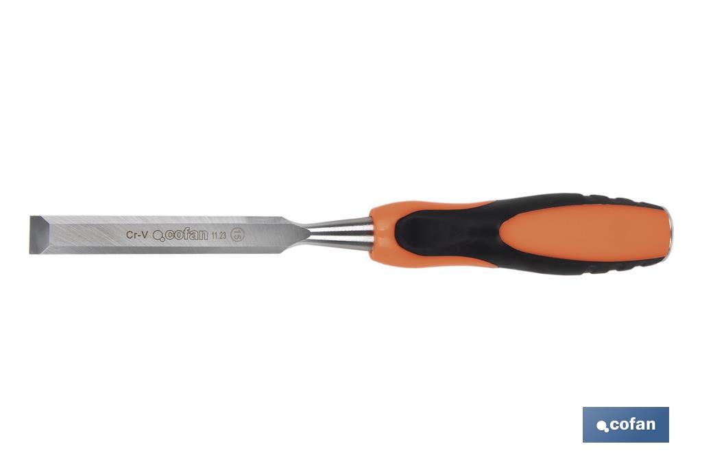 FORMÓN CON MANGO BIMATERIAL ANCHO DE CORTE 15 MM (PACK: 1 UDS) FORMÓN CON MANGO BIMATERIAL ANCHO DE CORTE 15 MM (PACK: 1 UDS)