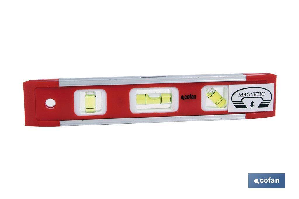 NIVEL MAGNETICO ALUM. MODELO TORPEDO 250mm (PACK: 1 UDS) NIVEL MAGNETICO ALUM. MODELO TORPEDO 250mm (PACK: 1 UDS)