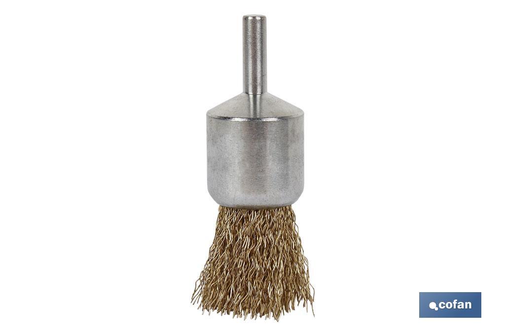 CEPILLO BROCHA ONDULADO 6xØ25 A.LATONADO 0.3mm (PACK: 1 UDS) CEPILLO BROCHA ONDULADO 6xØ25 A.LATONADO 0.3mm (PACK: 1 UDS)