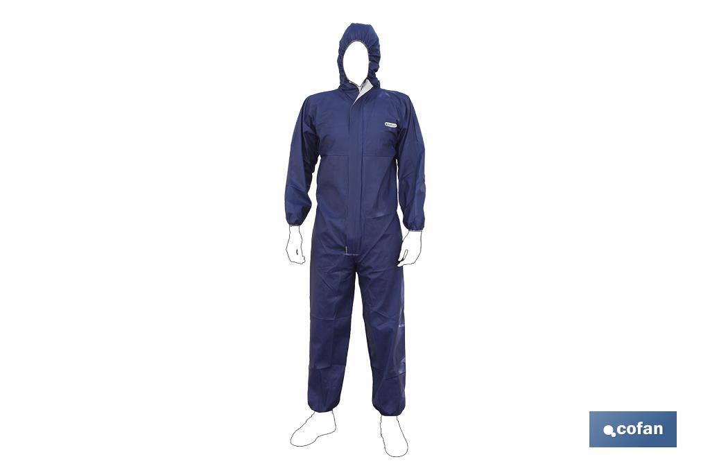 BUZO CON CAPUCHA TIPO 4, 5 Y 6 AZUL TALLA XL (PACK: 1 UDS)