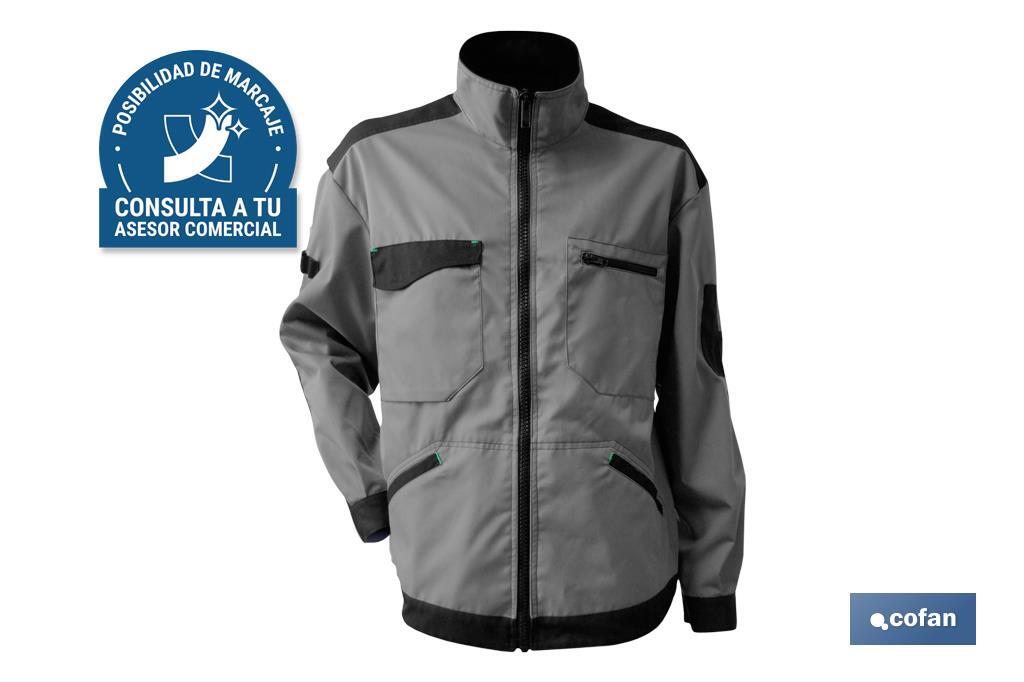 CHAQUETA TRABAJO BENZ 280gms/m GRIS-NEGRO T-XXL (PACK: 1 UDS) CHAQUETA TRABAJO BENZ 280gms/m GRIS-NEGRO T-XXL (PACK: 1 UDS)
