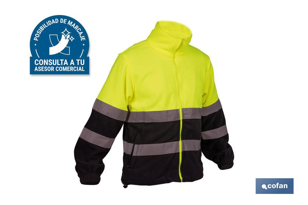 FORRO POLAR DE ALTA VISIBILIDAD MODELO ALTAIR AMARILLO Y AZUL TALLA M (PACK: 1 UDS) FORRO POLAR DE ALTA VISIBILIDAD MODELO ALTAIR AMARILLO Y AZUL TALLA M (PACK: 1 UDS)
