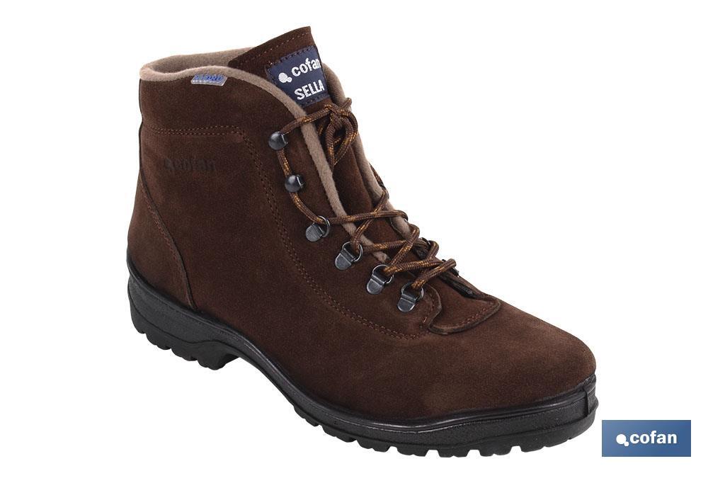 BOTA TREKKING MARRÓN HIDRÓFUGA MODELO SELLA T-39 (PACK: 1 UDS)