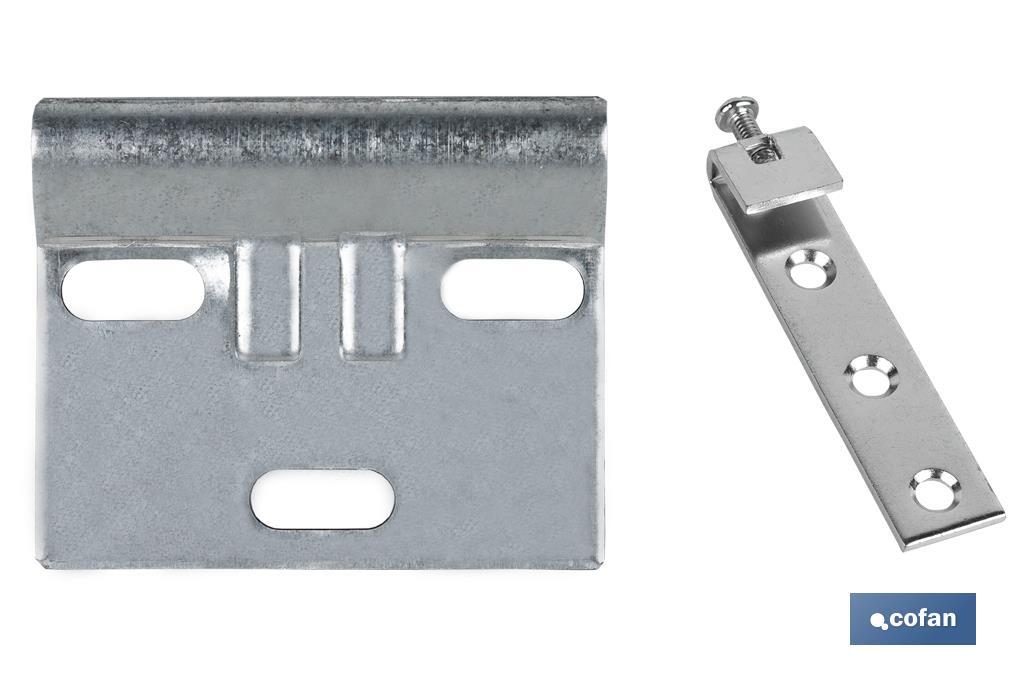SET COLGADOR DE ARMARIO ZINCADO 60 MM (PACK: 40 UDS) SET COLGADOR DE ARMARIO ZINCADO 60 MM (PACK: 40 UDS)