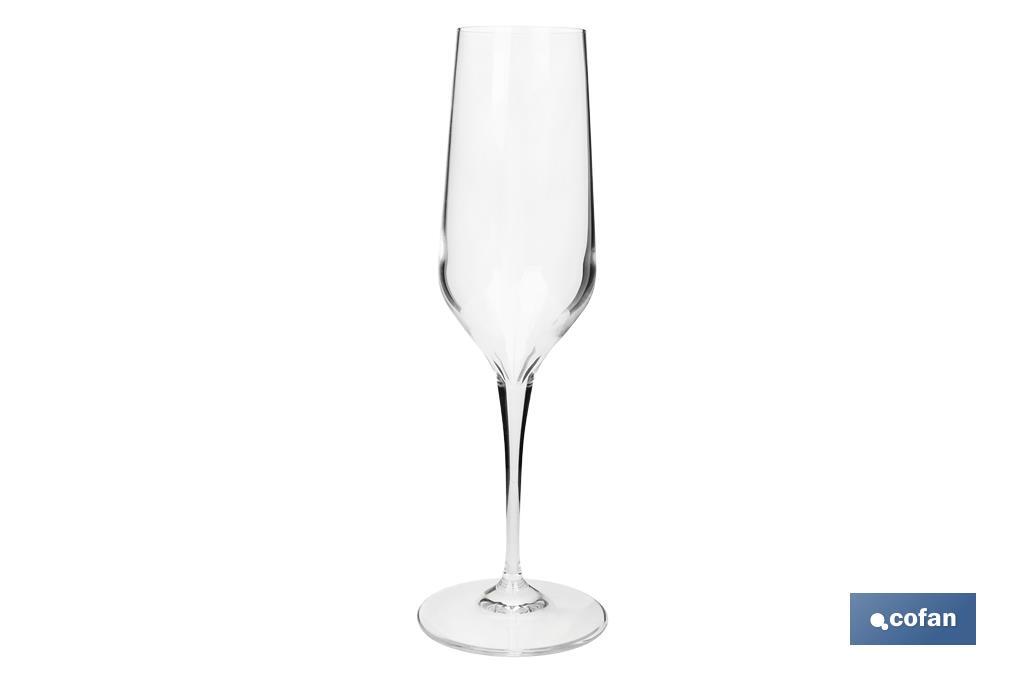 PACK DE 6 COPAS DE CHAMPAGNE 23 CL MODELO ÁGATA (PACK: 1 UDS) PACK DE 6 COPAS DE CHAMPAGNE 23 CL MODELO ÁGATA (PACK: 1 UDS)
