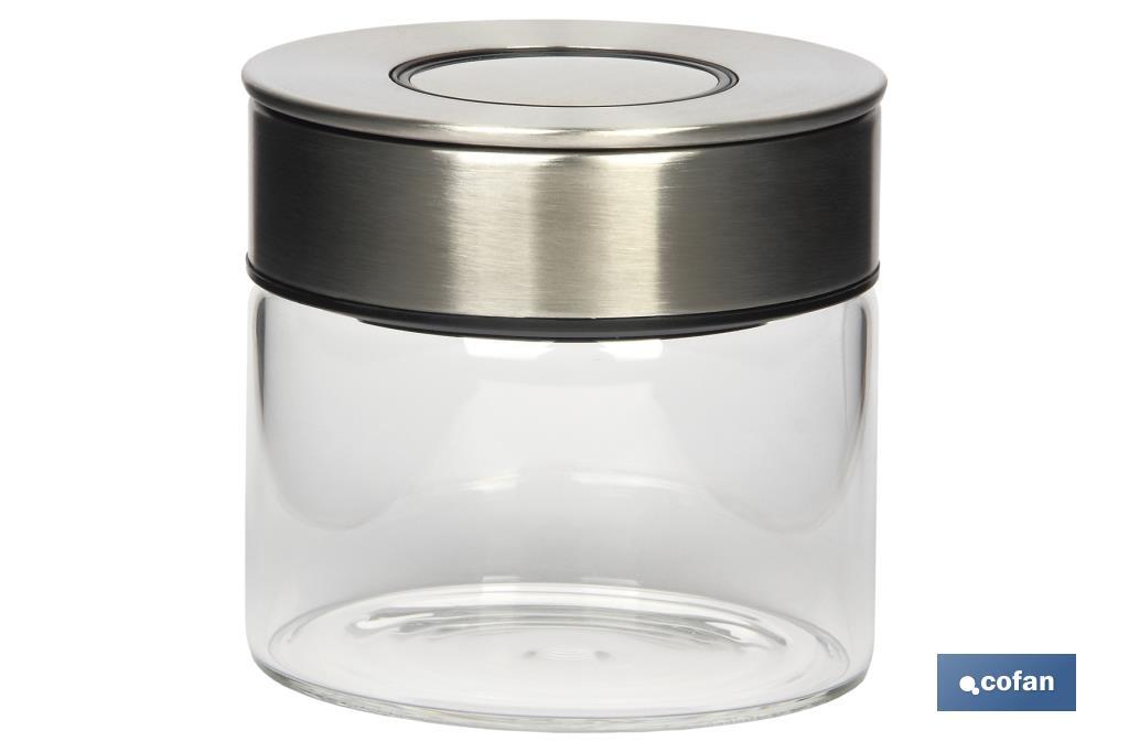 FRASCO BOROSILICATO+ACERO MODELO CICER 400 ML 9.6 X 10 CM (PACK: 1 UDS)