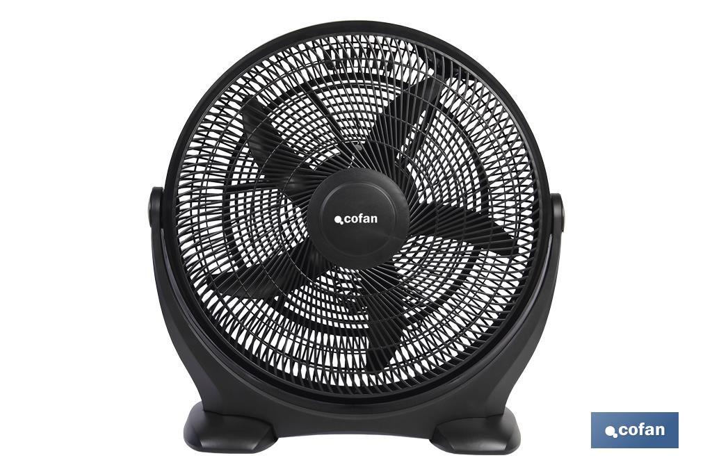 VENTILADOR DE SUELO 5 PALAS 3 VELOCIDADES 90W NEGRO (PACK: 1 UDS) VENTILADOR DE SUELO 5 PALAS 3 VELOCIDADES 90W NEGRO (PACK: 1 UDS)