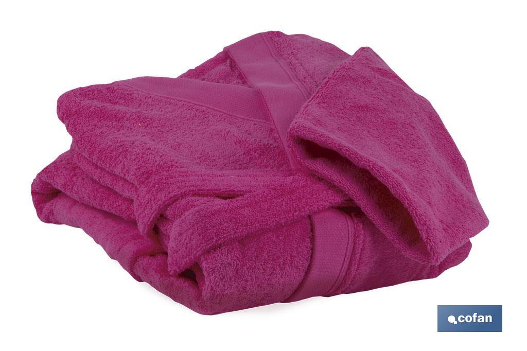 ALBORNOZ FUCSIA 500/M2 MODELO PRIMAVERA TALLA S (PACK: 1 UDS) ALBORNOZ FUCSIA 500/M2 MODELO PRIMAVERA TALLA S (PACK: 1 UDS)