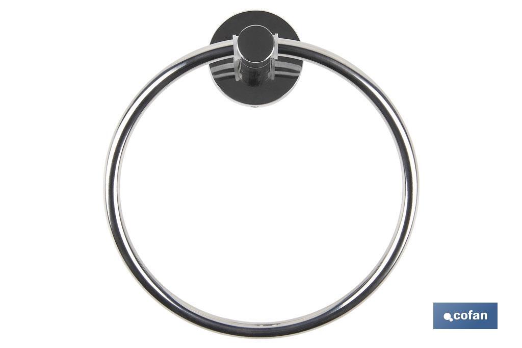 TOALLERO CIRCULAR GAMA LAGOA INOX 304  BRILLO (PACK: 1 UDS)