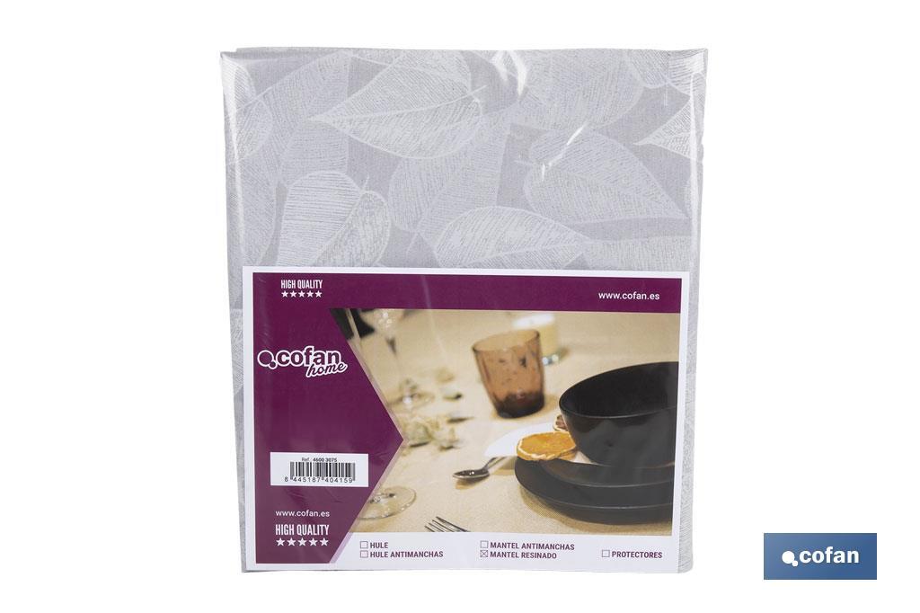 MANTEL ANTIMANCHAS RESINADO FICUS   1,40 X1,80M (PACK: 1 UDS)