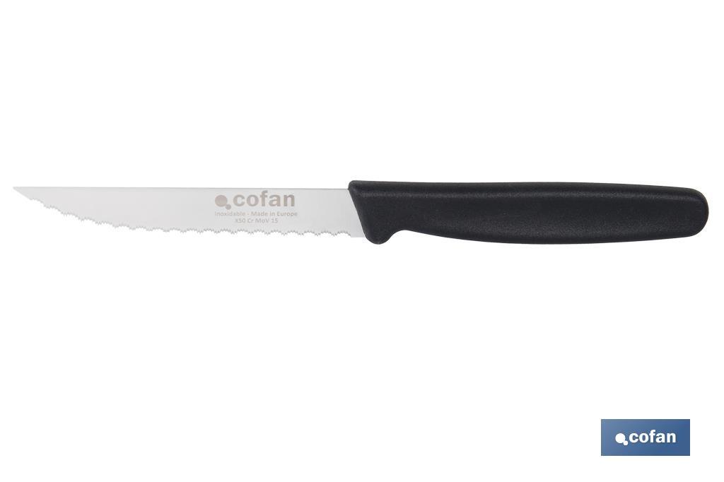 PACK DE 25  CUCHILLOS DE COCINA MICRODENTADO 10,5 cm (PACK: 1 UDS)