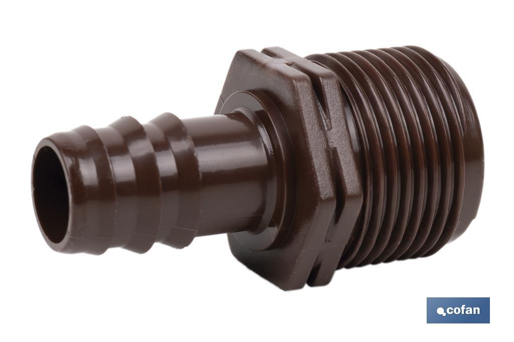 ENLACE MIXTO Ø16MM-3/4 (MARRÓN-MAX SEGUR.) (PACK: 100 UDS) ENLACE MIXTO Ø16MM-3/4 (MARRÓN-MAX SEGUR.) (PACK: 100 UDS)