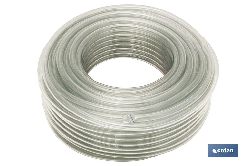 MANGUERA PVC MONOCAPA CRISTAL 16x22mm/50m (PACK: 1 UDS)