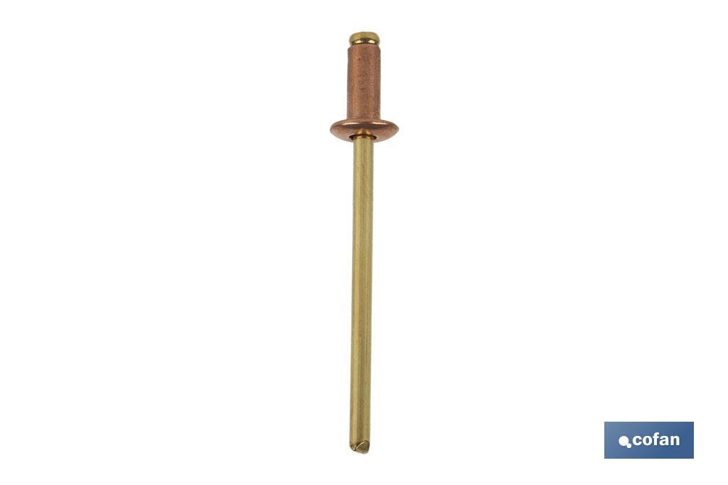 REMACHE COBRE-BRONCE 4 X 8 MM (PACK: 1000 UDS)
