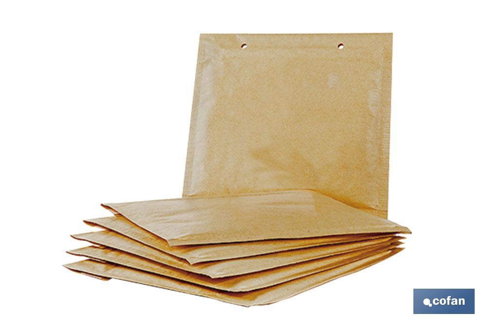 PACK DE 5 SOBRES KRAFT CON BURBUJA 200X175 MM (PACK: 1 UDS)