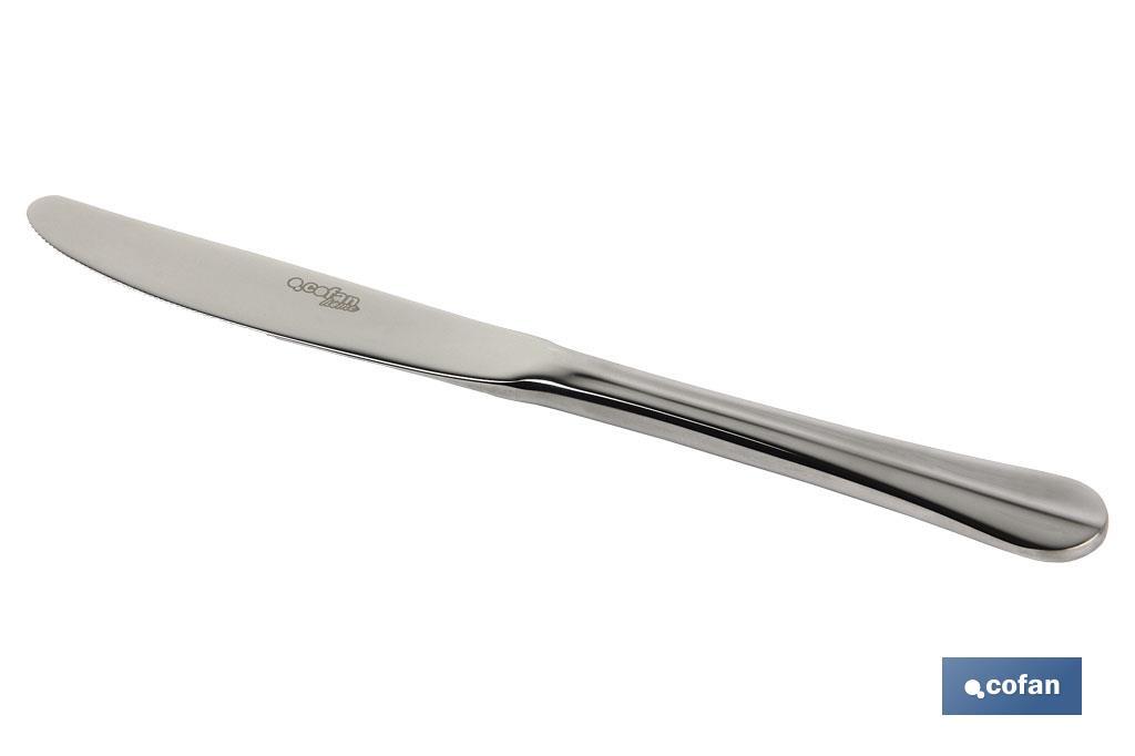 BL 2uds CUCHILLO DE MESA INOX C-18/0 MODELO BOLONIA 2mm (PACK: 1 UDS)