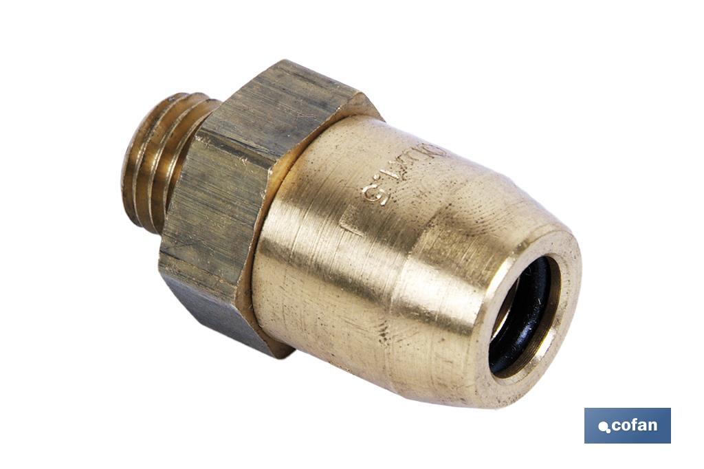 CONECTOR R TUBO 12X1,5-ROSCA 22X1,5 (PACK: 1 UDS)