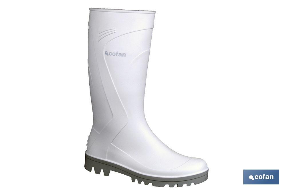 BOTA AGUA PVC BLANCA TALLA 36 (PACK: 1 UDS)