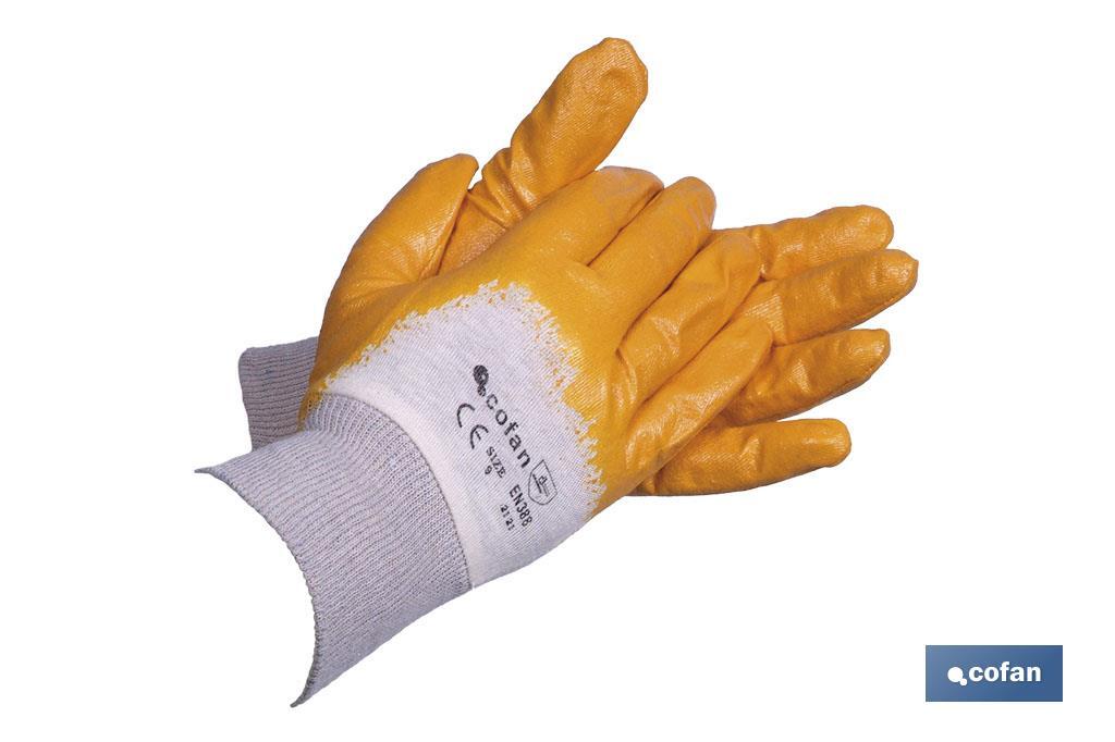 GUANTES NITRILO AMARILLO T-8 (PACK: 12 UDS)