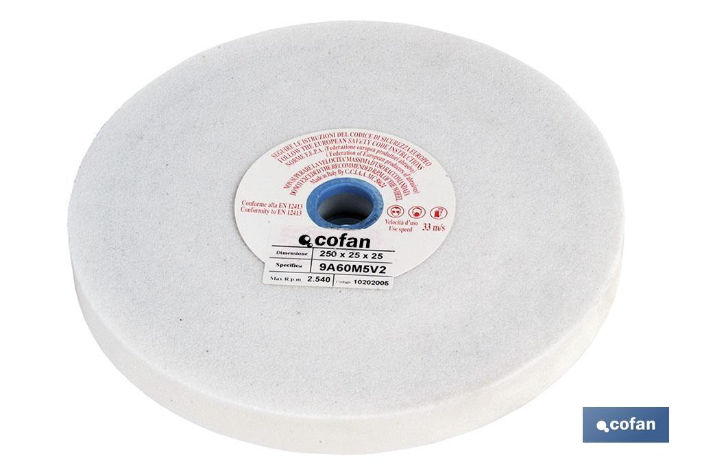 MUELA ABRAS. BLANCA 200X25X32 GR.80 (PACK: 1 UDS) MUELA ABRAS. BLANCA 200X25X32 GR.80 (PACK: 1 UDS)