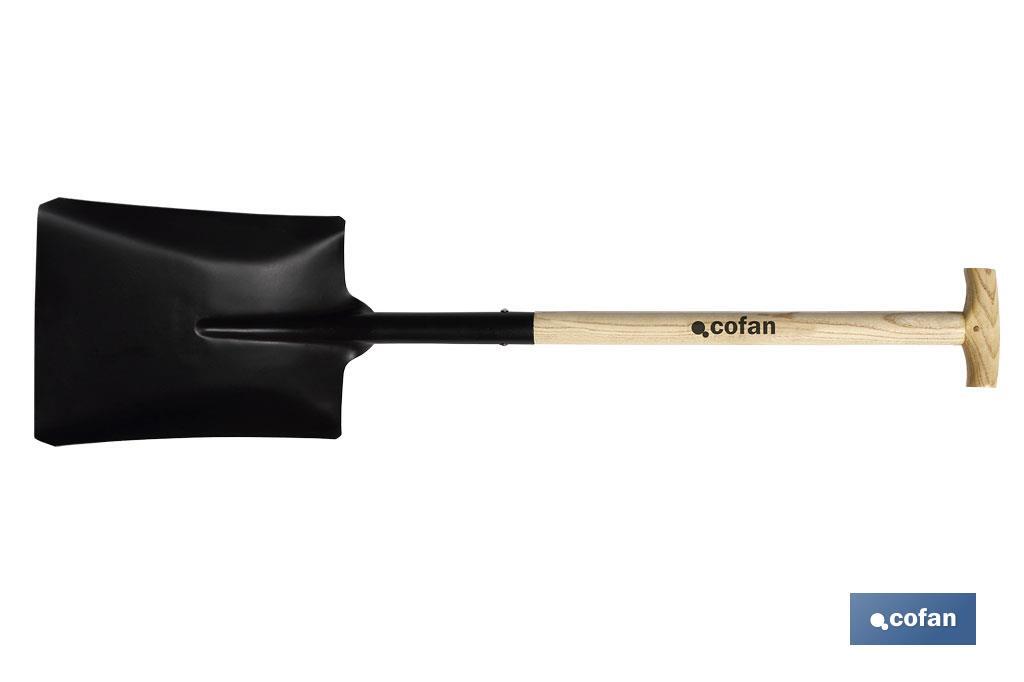 PALA CUADRADA 340mm MANGO MADERA ABIERTO (PACK: 1 UDS) PALA CUADRADA 340mm MANGO MADERA ABIERTO (PACK: 1 UDS)