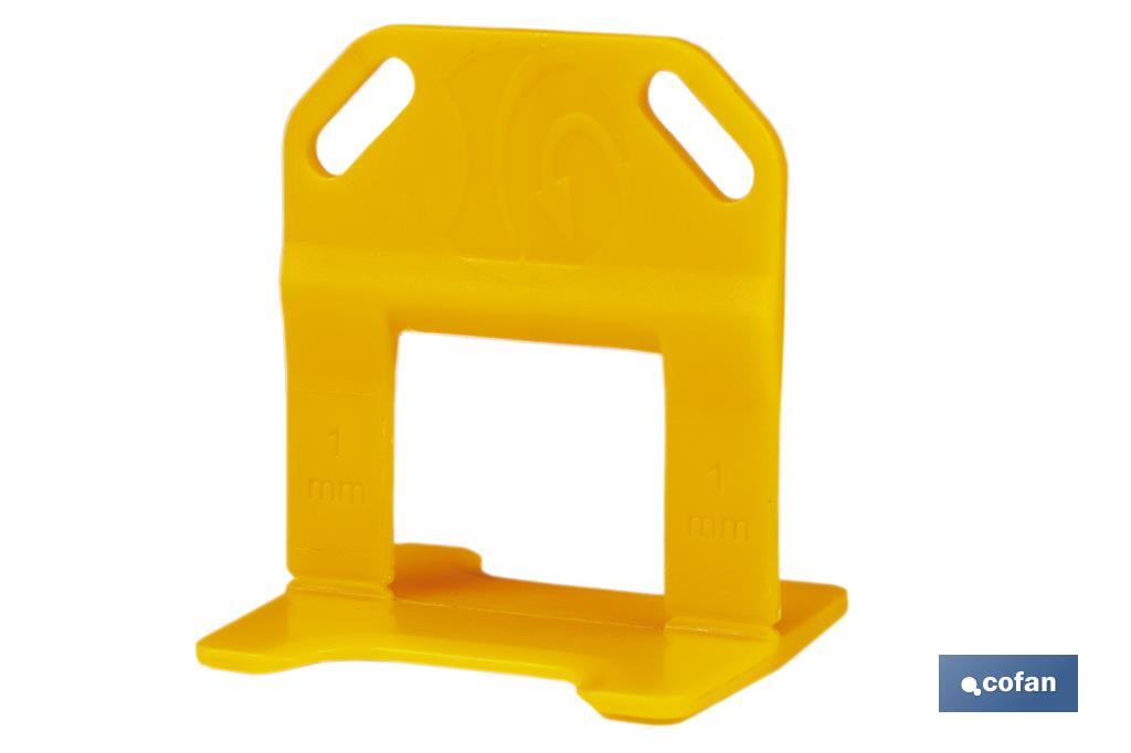 CLIP DE NIVELACIÓN 1,0 MM 300 UDS (PACK: 1 UDS) CLIP DE NIVELACIÓN 1,0 MM 300 UDS (PACK: 1 UDS)