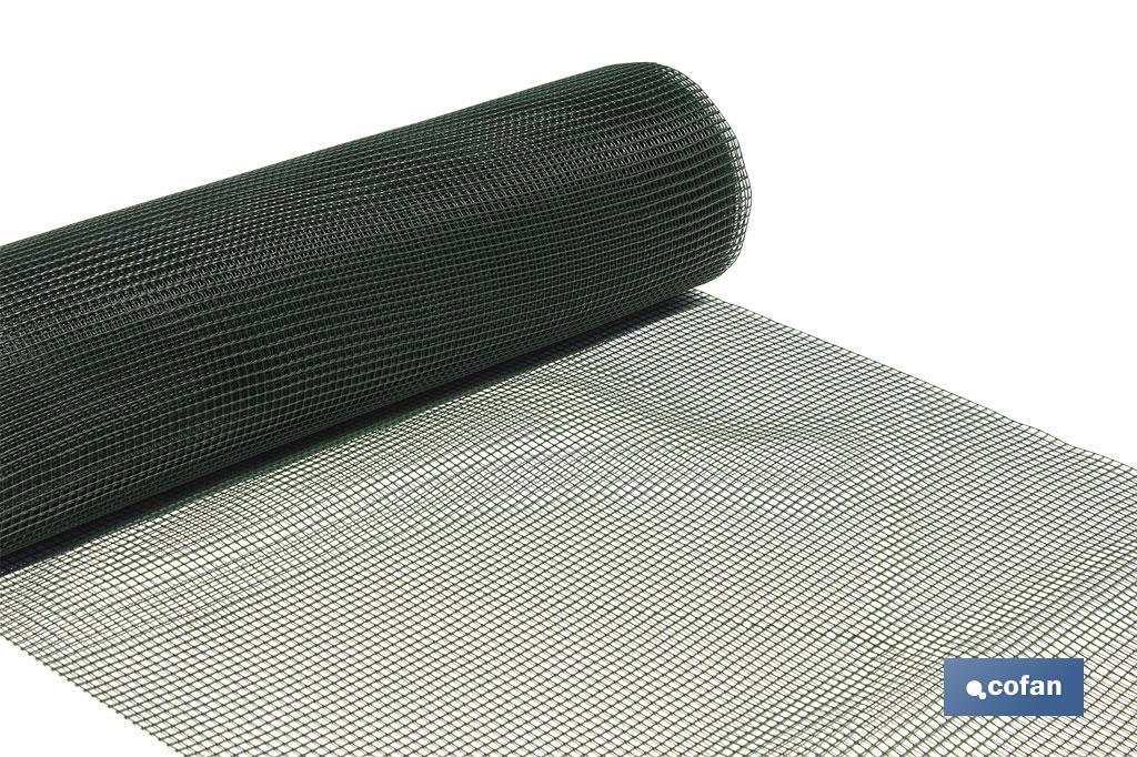 MALLA PLAST. CUADRADA JARDIN 10mm VERDE 1x25m (PACK: 1 UDS) MALLA PLAST. CUADRADA JARDIN 10mm VERDE 1x25m (PACK: 1 UDS)