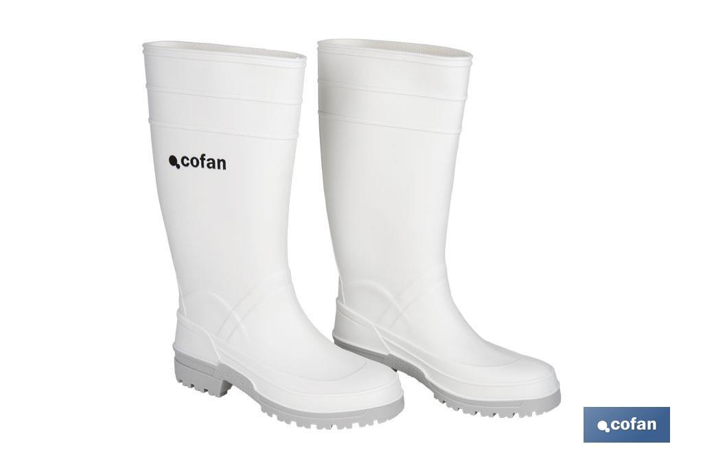 BOTA AGUA PVC BLANCA TALLA 39 (PACK: 1 UDS)