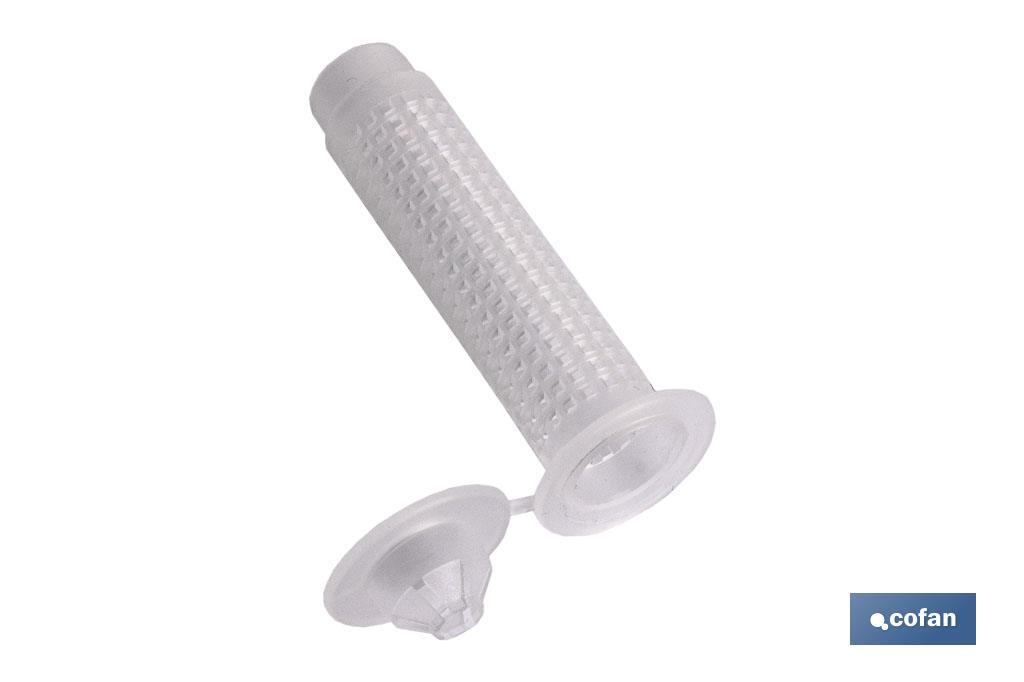 TAMIZ NYLON ANCLAJE QUIMICO 15x85 (PACK: 40 UDS) TAMIZ NYLON ANCLAJE QUIMICO 15x85 (PACK: 40 UDS)