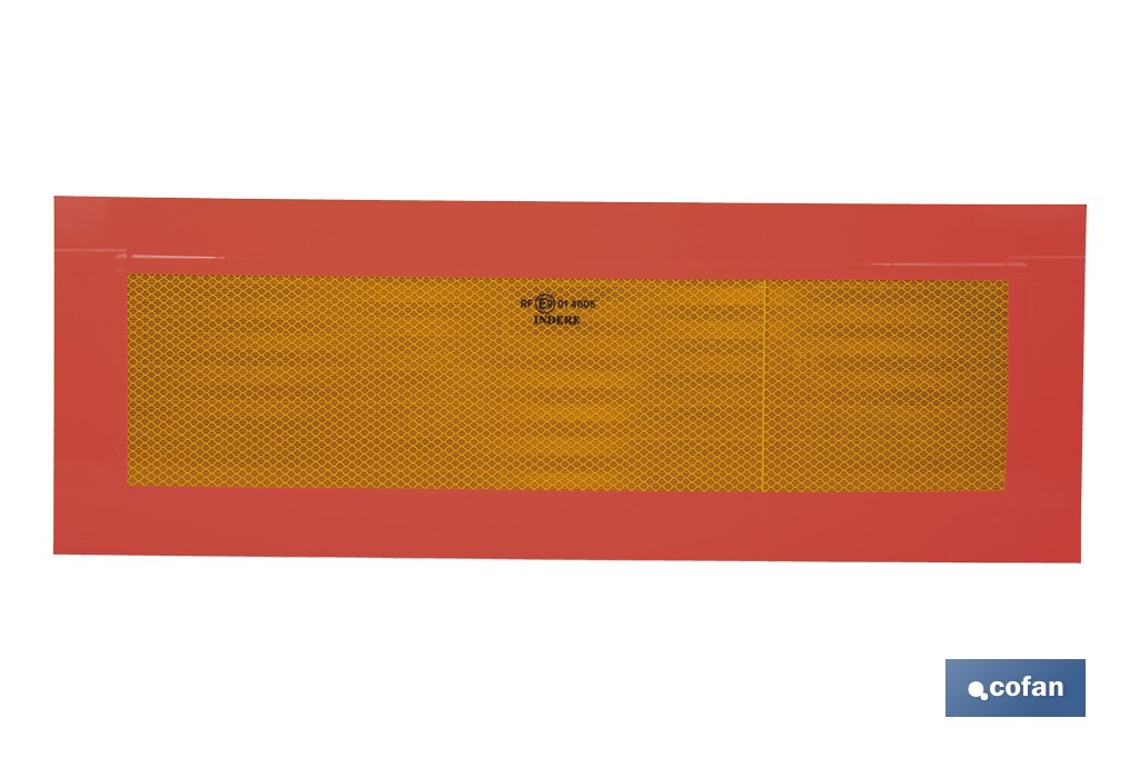 PLACA V-6 PARA VEHICULOS LARGOS 565X200MM. (PACK: 1 UDS)