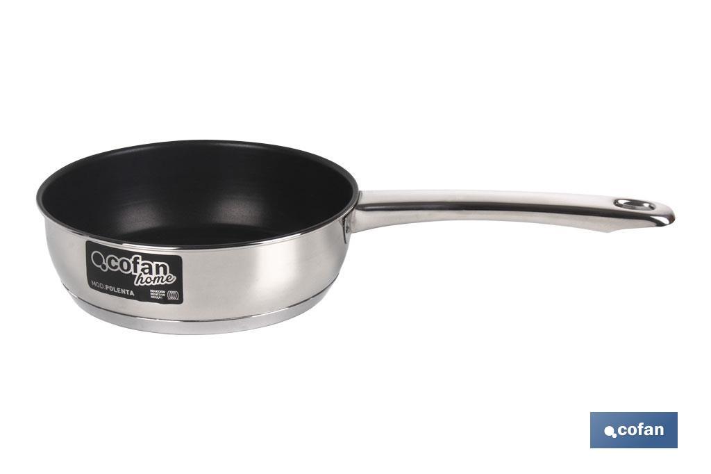 SARTEN INOX INDUC. MODELO POLENTA Ø220 MM (PACK: 1 UDS) SARTEN INOX INDUC. MODELO POLENTA Ø220 MM (PACK: 1 UDS)