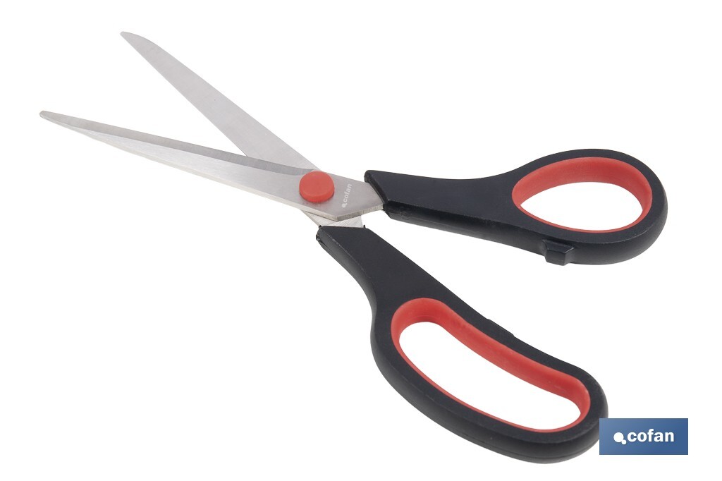 TIJERA MULTIUSOS BIMATERIAL  8,5  21,5 CM (PACK: 1 UDS)