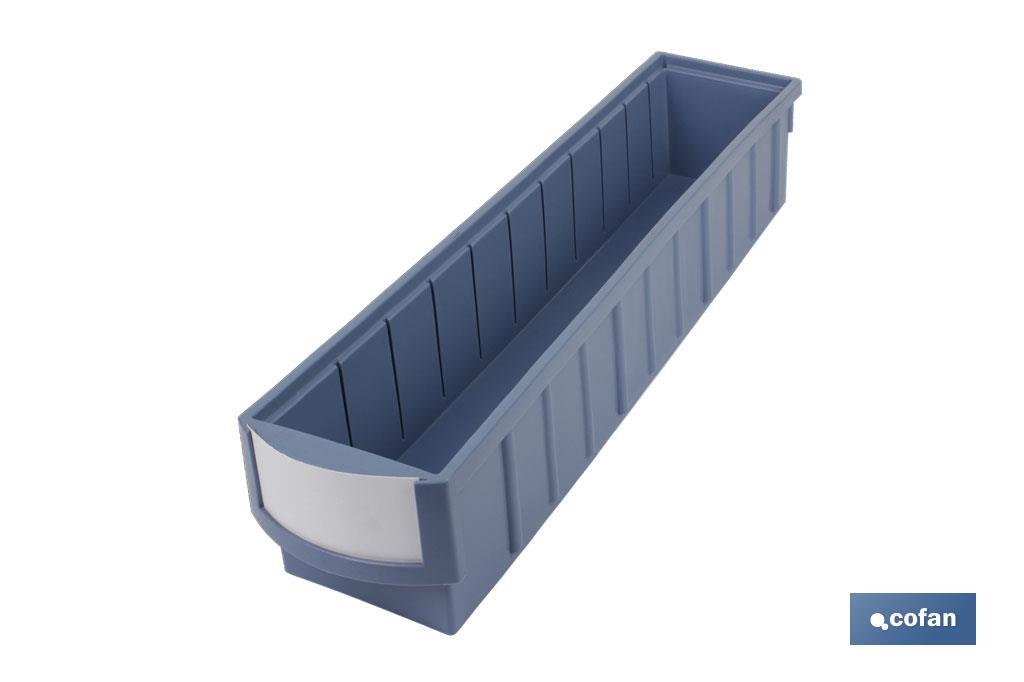 Gaveta de polipropileno azul | Dimensiones a elegir | Especiales para mostradores y estantes de servicio
